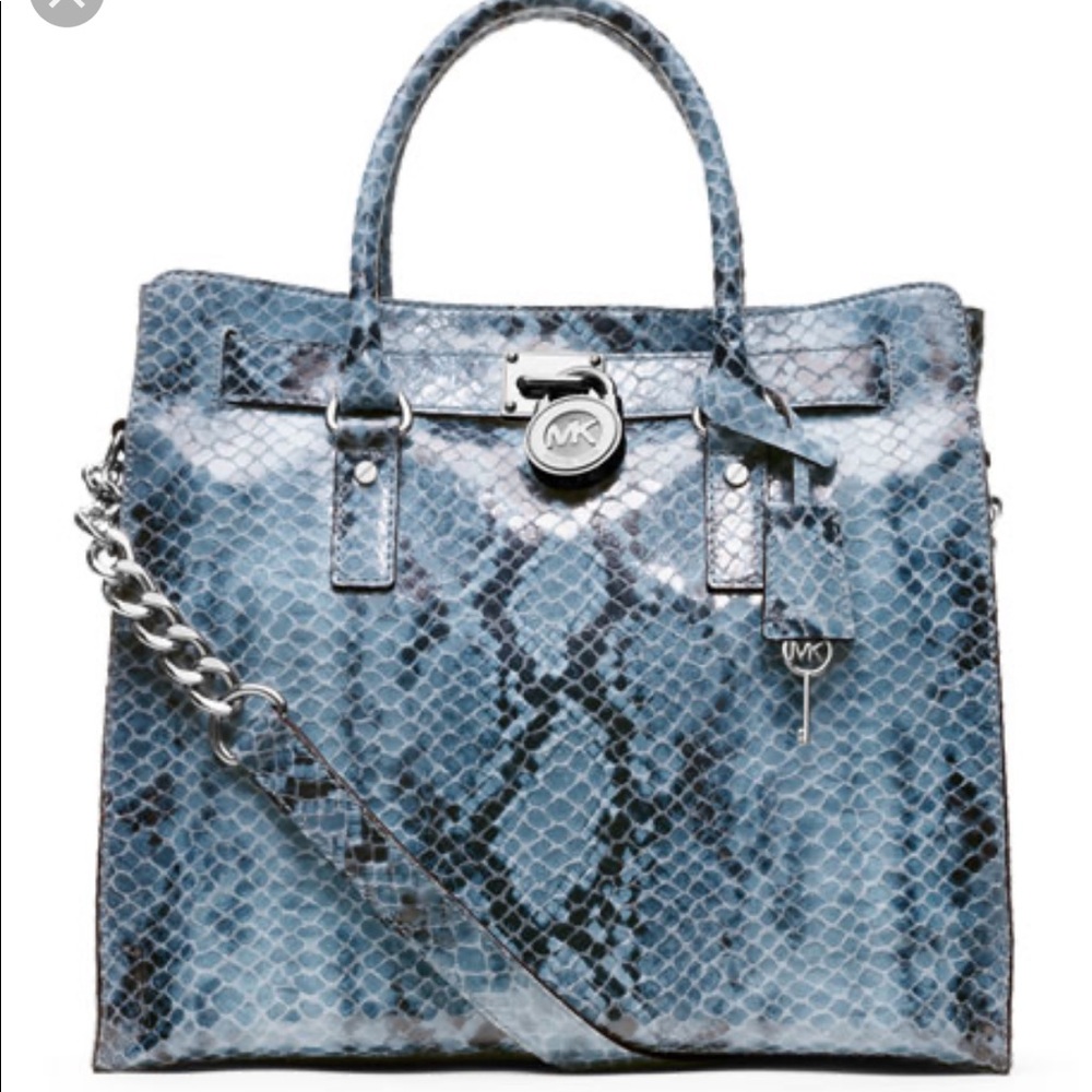 MK by Michael Kors satchel and matching wallet.